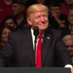 U.S. President Donald Trump announces a rollback on detente policies with Cuba on June 16 in Miami. (Video screengrab from WhiteHouse.gov)
