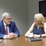 Federal Agriculture Minister Lawrence MacAulay and B.C. Agriculture Minister Lana Popham met Wednesday in Victoria. (Photo courtesy AAFC)