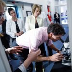 Prime Minister Justin Trudeau attends a science fair at the Office of the Prime Minister and Privy Council in Ottawa on Sept. 26. (PM.gc.ca)
