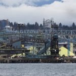 Sulphur piles in North Vancouver on Dec. 18, 2017. (Photo: Reuters/Ben Nelms)