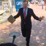 U.S. Trade Representative Robert Lighthizer walks toward reporters ahead of a meeting with his Canadian and Mexican counterparts to discuss talks on modernizing the NAFTA trade deal, in Washington, D.C. on May 11. (Photo: Reuters/David Ljunggren)