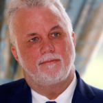 Quebec Premier Philippe Couillard attends a joint news conference with French President Emmanuel Macron after a meeting at the Elysee Palace in Paris, France March 5, 2018.  Photo: REUTERS/Gonzalo Fuentes
