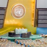 The United Nations’ General Assembly Hall in Manhattan. (BWZenith/iStock/Getty Images)
