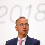 Werner Baumann, CEO of Bayer AG, at the annual general shareholders meeting in Bonn, Germany, May 25, 2018.  Photo: Reuters/File/Wolfgang Rattay
