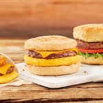 Tim Hortons is testing three plant-based breakfast sandwich options in the Canadian market. (CNW Group/Tim Hortons) 

