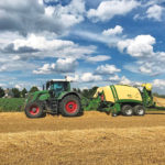 Krone claims to be the first company to offer tandem axles and a three-blade cutter system, which help to producer a denser bale.