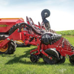 The Tempo system uses a positive air system to put seeds in the ground.