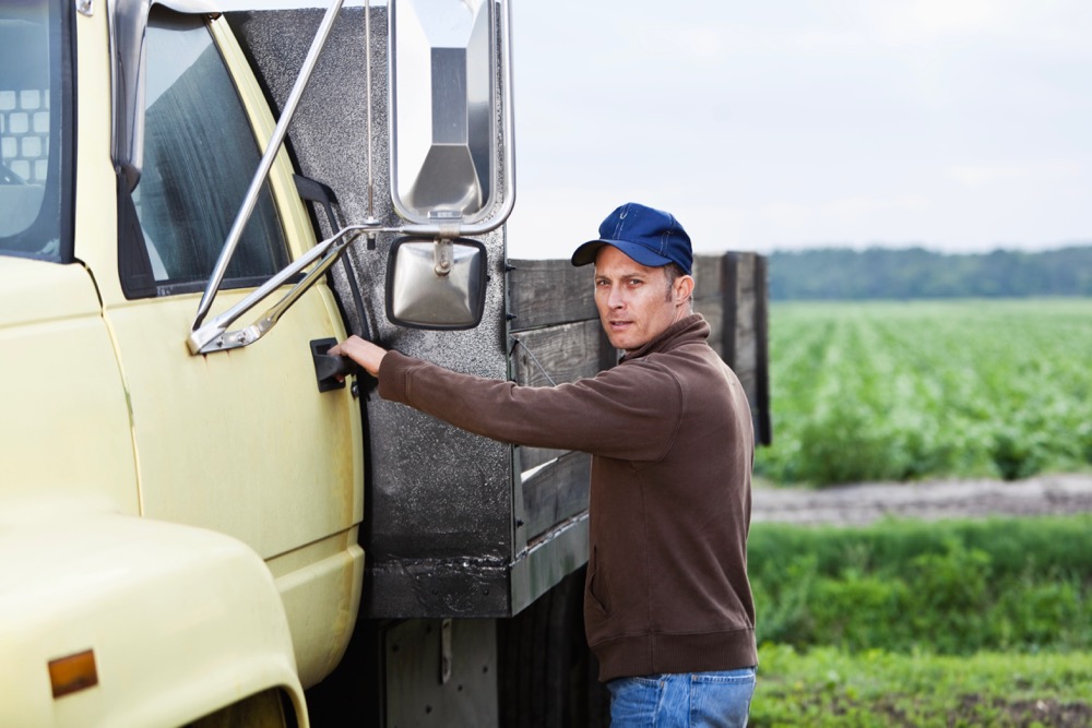 Commonly used surfaces, such as truck door handles, should be cleaned more often. (Kali9/E+/Getty Images)
