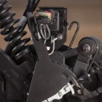 Hardware to control downforce uses the seeder’s existing hydraulic system.