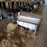 A robot is one way to keep feed in front of cows.