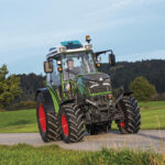 Fendt continues to develop the 65-horsepower e100 electric drive concept tractor.