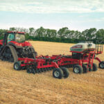 The Precision Disk 500 series air drill is now available with a single rank design, using 15-inch row spacings.