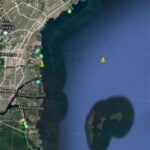 A live Google map from the evening of March 30, 2021 showing vessels currently at Thunder Bay. (Portofthunderbay.com)