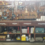 Throughout this process, I came to appreciate there are very few things as visually pleasing as a well-organized pegboard. This was a rewarding project. I built the drill-bit holder out of white and black ABS pipe. I fastened the ABS to a board, on the side of which I wrote the corresponding bit sizes.