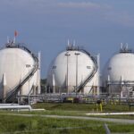 Storage tanks at a PBF Energy refinery at Delaware City, Delaware on Aug. 21, 2015. (File photo: Reuters/Charles Mostoller)