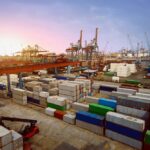 File photo of containers at a seaport in Jakarta. (Leolintang/iStock/Getty Images)