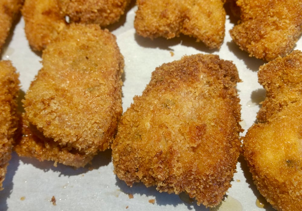My husband Dave has lost count of the number of ways we eat chicken, but his favourite is still fried chicken, which I make once or twice a year.