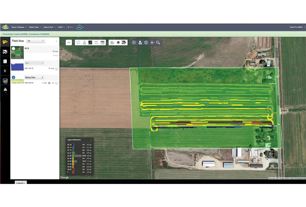 New Holland has released an update to its MyPLM Connect Farm digital platform, which offers a range of enhanced mapping features.