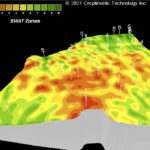 A typical example of a SWAT map showing multiple layers of field data including soil, water and topography, providing producers with a visual picture of variable field conditions – which helps farmers better manage crop inputs to optimize production.