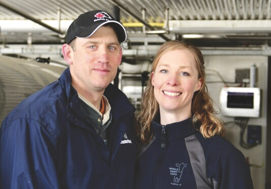 Dairy producers Michael and Jessica Lovich of Balgonie, Sask., were named Saskatchewan’s Outstanding Young Farmers for 2021.