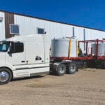 Kyle Csversko of Neepawa, Man., made building a sprayer tender trailer a winter project, spec’d out to exactly match his operational needs.