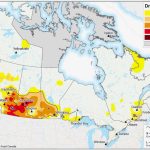 Drought conditions in Canada at Feb. 28, 2022. (Map courtesy Agriculture and Agri-Food Canada)