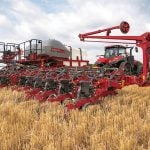 The new 2150S Early Riser planter from Case IH uses a split-row frame design and offers spacings of 15, 20 and 30 inches.