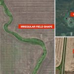 Examples of field overlap include riparian zones, irregular field shapes and obstacles such as hydro towers.
