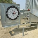 A study by Prairie Agricultural Machinery Institute indicates more powerful fans may be needed to properly condition canola in larger bins. However, installing something like this 50-horsepower centrifugal fan could require you upgrade your electrical system to three-phase power as well.