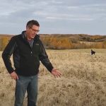 Tim Nerbas of NRG Farms in northwest Saskatchewan, says he usually does a bit of both pre- and post-harvest
treatments on about 4,000 acres of crops, which include wheat, oats, barley, canola, flax and faba beans.