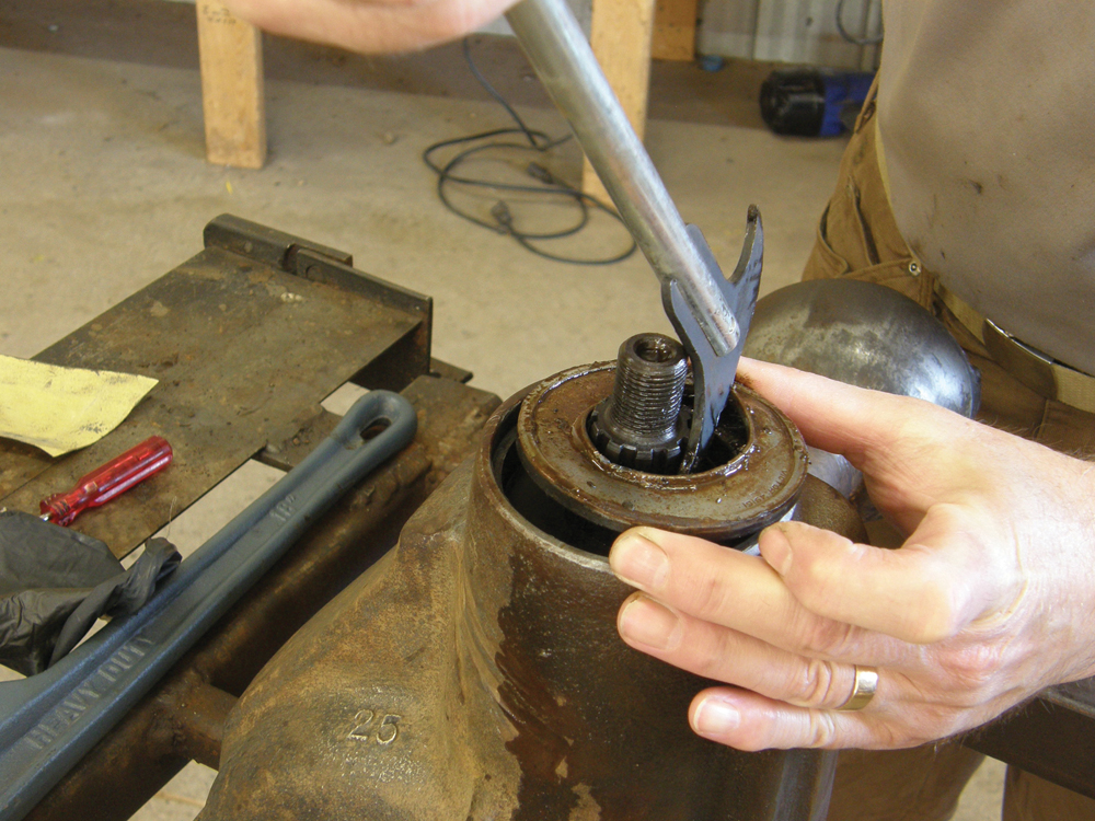 Note the position of the original seal before removing it. It will help ensure the replacement is driven into the correct depth on the housing. 