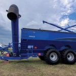 Brandt’s new DXT series grain carts are available in four models
from 1,150-bushel to 2,500-bushel capacities.