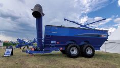 Brandt’s new DXT series grain carts are available in four models
from 1,150-bushel to 2,500-bushel capacities.