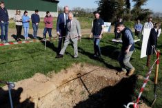 Prince Charles (now King Charles III) visits Shane Fitzgerald&#8217;s Kil Mige Mogue farm near Waterford in southeast Ireland on March 24, 2022. (Photo: Reuters/Phil Noble/Pool)
