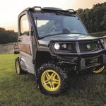 This Sustainable Gator, which was built from a variety of renewable and recycled materials, was a joint effort
between John Deere and Ford.
