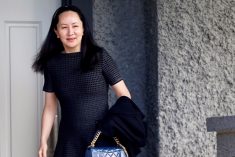 Huawei chief financial officer Meng Wanzhou leaves her family home in Vancouver in this May 8, 2019 file photo. (Photo: Reuters/Lindsey Wasson)

