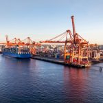 A container terminal at the Port of Vancouver. (FangXiaNuo/E+/Canada)