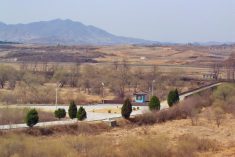 A view of the &#8220;Bridge of No Return&#8221; from the South Korean side of the DMZ between North and South Korea. (Bob Hilscher/iStock/Getty Images)
