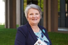 Darlene Compton, shown here on provincial budget day in 2020, became Prince Edward Island’s first female ag minister in 2022. (PrinceEdwardIsland.ca)
