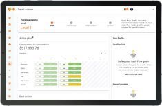 This screen capture from a tablet shows the kinds of marketing information and planning the GrainFox program provides so producers can take advantage of good prices and meet their cash flow needs.