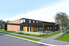 An artist&#8217;s rendering of the Prairie Crops and Soils Research Facility at the University of Manitoba. Photo: University of Manitoba
