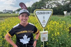 Courtney Welch says Canterra Seeds works with a number of different genetics partners to develop new varieties of canola, which presents the company with a unique opportunity.