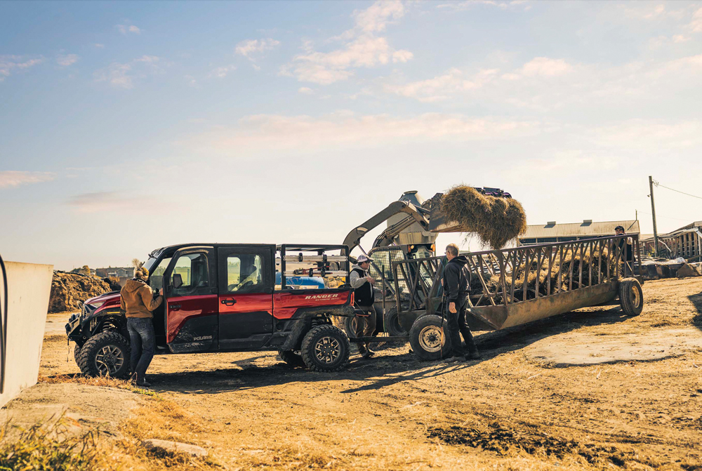 The Ranger XD 1500 offers a 3,500-pound tow rating