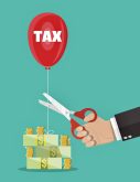 cutting taxes with scissors