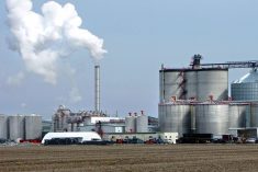 The Big River Resources ethanol plant at West Burlington, Iowa, about 120 km southwest of Davenport. (Steven Vaughn photo courtesy ARS/USDA)
