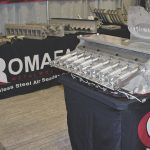 Romafra Metal Works displayed its replacement air cart metering systems last month during Manitoba Ag Days in Brandon.