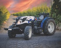 bluewhite tractor modified for autonomy
