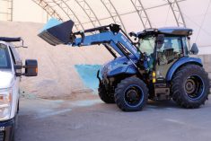 New Holland's T4 Electric is likely to be among the first of many battery electric or hybrid machines to appear in the ag equipment market. 