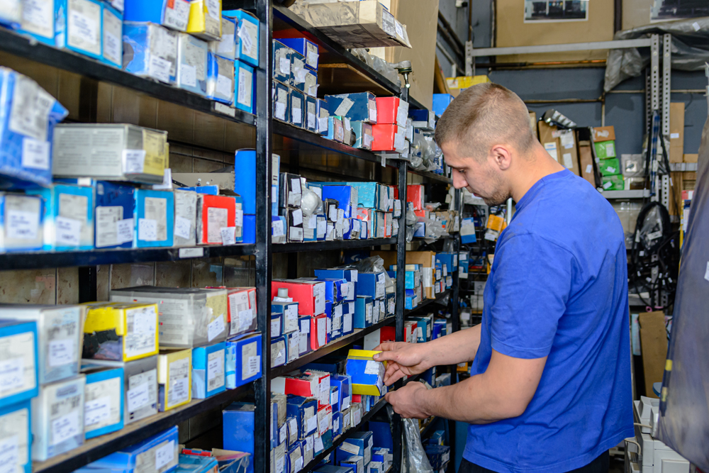More parts and components are now being stocked on site, as a lack of products caused major disruptions during the pandemic.
