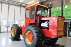 This fully restored Versatile 145 is on display in the showroom of Versatile and Agco dealer Little Morden Service at Morden, Man.